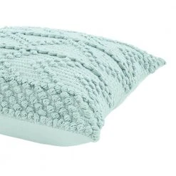 Home Decorators Collection Seafoam Blue Herringbone Woven Textured 18 in. x 18 in. Square Decorative Throw Pillow -Flora Home Decorators Soldes home decorators collection throw pillows s00161061291 a0 1000