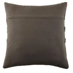 Home Decorators Collection Black Boho Geometric Textured Shag 18 in. x 18 in. Square Decorative Throw Pillow -Flora Home Decorators Soldes home decorators collection throw pillows s00161070615 40 1000