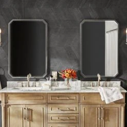 Home Decorators Collection Medium Octagonal Silver Beveled Glass Classic Accent Mirror (36 in. H x 24 in. W) 10 Home Decorators Collection Medium Octagonal Silver Beveled Glass Classic Accent Mirror (36 in. H x 24 in. W) -Flora Home Decorators Soldes home decorators collection wall mirrors 13375 40 1000