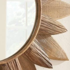 Home Decorators Collection Medium Sunburst Brown Antiqued Art Deco Accent Mirror (34 in. Diameter) 12 Home Decorators Collection Medium Sunburst Brown Antiqued Art Deco Accent Mirror (34 in. Diameter) -Flora Home Decorators Soldes home decorators collection wall mirrors 18mj02w056 1d 1000