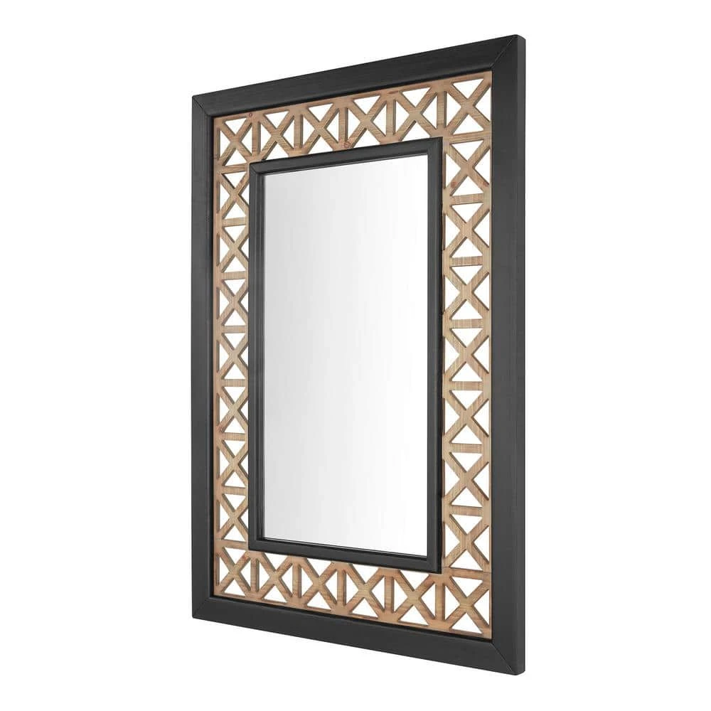 Home Decorators Collection Large Rectangle Multi-Colored Antiqued Classic Accent Mirror (41 in. H x 29 in. W) 8 Home Decorators Collection Large Rectangle Multi-Colored Antiqued Classic Accent Mirror (41 in. H x 29 in. W) - Image 6