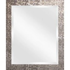 Home Decorators Collection 27 in. x 33 in. Bronze Frame Modern Rectangle Vanity Mirror
