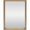 Home Decorators Collection 22 in. x 28 in. Classic Light Brown Wood PS Framed Polished Rectangle Vanity Mirror -Flora Home Decorators Soldes home decorators collection wall mirrors 3327 w 64 1000