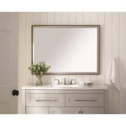Home Decorators Collection 25 in. x 31 in. Multicolor Classic Framed Polished Rectangle Vanity Mirror -Flora Home Decorators Soldes home decorators collection wall mirrors 4826 2228 31 1000