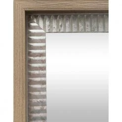 Home Decorators Collection 21 in. x 27 in. Brown Classic Rectangle Framed Polished Vanity Mirror -Flora Home Decorators Soldes home decorators collection wall mirrors 4826 31 77 1000