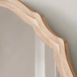 Home Decorators Collection Medium French Country Oval Natural Wood Ornate Framed Mirror (24 in. W x 29 in. H) -Flora Home Decorators Soldes home decorators collection wall mirrors 99mj110p3n 40 1000