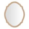 Home Decorators Collection Medium French Country Oval Natural Wood Ornate Framed Mirror (24 in. W x 29 in. H) -Flora Home Decorators Soldes home decorators collection wall mirrors 99mj110p3n 64 1000