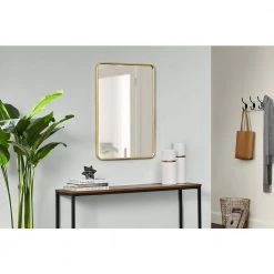 Home Decorators Collection Medium Rectangle Gold Framed Mirror (22 in. W x 31 in. H) -Flora Home Decorators Soldes home decorators collection wall mirrors 99tj104p3h e1 1000