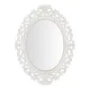 Home Decorators Collection Medium Classic Oval White Wood Framed Mirror (24 in. W x 32 in. H) -Flora Home Decorators Soldes home decorators collection wall mirrors cac mir 002 vty 64 1000