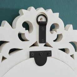 Home Decorators Collection Medium Classic Oval White Wood Framed Mirror (24 in. W x 32 in. H) -Flora Home Decorators Soldes home decorators collection wall mirrors cac mir 002 vty a0 1000