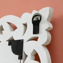 Home Decorators Collection Medium Rectangular White Wood Framed Mirror (24 in. W x 32 in. H) -Flora Home Decorators Soldes home decorators collection wall mirrors cac mir 007 vty a0 1000