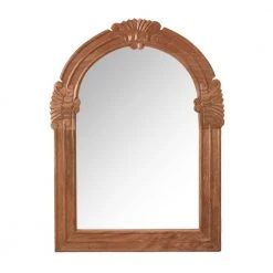 Home Decorators Collection Medium Classic Arched Wood Framed Mirror (24 in. W x 32 in. H)