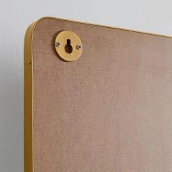 Home Decorators Collection Medium Modern Rectangular Gold Framed Mirror with Shelf (15 in. W x 24 in. H) -Flora Home Decorators Soldes home decorators collection wall mirrors dc21 36980 a0 1000