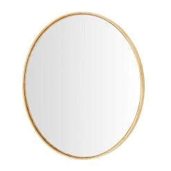 Home Decorators Collection Round Convex Mirror in Gold (24 in. D) -Flora Home Decorators Soldes home decorators collection wall mirrors h5 mh 240 66 1000