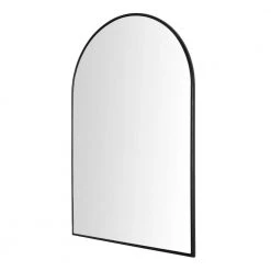 Home Decorators Collection Medium Arched Black Classic Accent Mirror (35 in. H x 24 in. W) -Flora Home Decorators Soldes home decorators collection wall mirrors h5 mh 255 66 1000