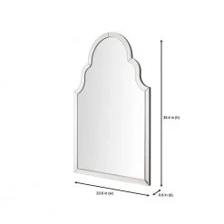 Home Decorators Collection Medium Ornate Arched Beveled Glass Classic Accent Mirror (35 in. H x 24 in. W) -Flora Home Decorators Soldes home decorators collection wall mirrors h5 mh 258 e1 1000