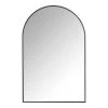 Home Decorators Collection Large Arched Black Classic Accent Mirror (39 in. H x 26 in. W) -Flora Home Decorators Soldes home decorators collection wall mirrors h5 mh 724 64 1000