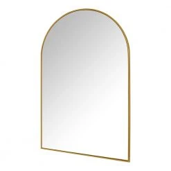 Home Decorators Collection Large Arched Gold Classic Accent Mirror (39 in. H x 26 in. W) -Flora Home Decorators Soldes home decorators collection wall mirrors h5 mh 725 66 1000