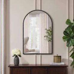 Home Decorators Collection Medium Arched Dark Bronze Antiqued Classic Accent Mirror (35 in. H x 24 in. W) -Flora Home Decorators Soldes home decorators collection wall mirrors h5 mh 726 e1 1000