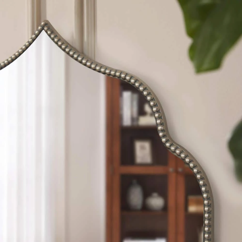 Home Decorators Collection Medium Ornate Arched Champagne Classic Accent Mirror (35 in. H x 24 in. W) 6 Home Decorators Collection Medium Ornate Arched Champagne Classic Accent Mirror (35 in. H x 24 in. W) - Image 4