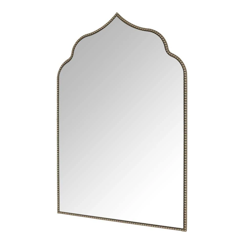 Home Decorators Collection Medium Ornate Arched Champagne Classic Accent Mirror (35 in. H x 24 in. W) 7 Home Decorators Collection Medium Ornate Arched Champagne Classic Accent Mirror (35 in. H x 24 in. W) - Image 5