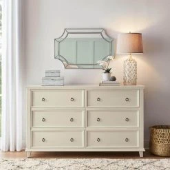 Home Decorators Collection Medium Ornate Silver Beveled Glass Classic Accent Mirror (24 in. H x 35 in. W) -Flora Home Decorators Soldes home decorators collection wall mirrors h5 mh 729 e1 1000