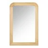 Home Decorators Collection Medium Arched Natural Wood Framed Mirror (36 in. W x 24 in. H) -Flora Home Decorators Soldes home decorators collection wall mirrors h5 mh 767 64 1000