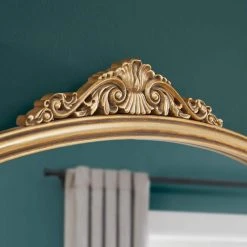 Home Decorators Collection Large Classic Arched Vintage Style Gold Framed Mirror (32 in. W x 41 in. H) -Flora Home Decorators Soldes home decorators collection wall mirrors h5 mh 954 40 1000