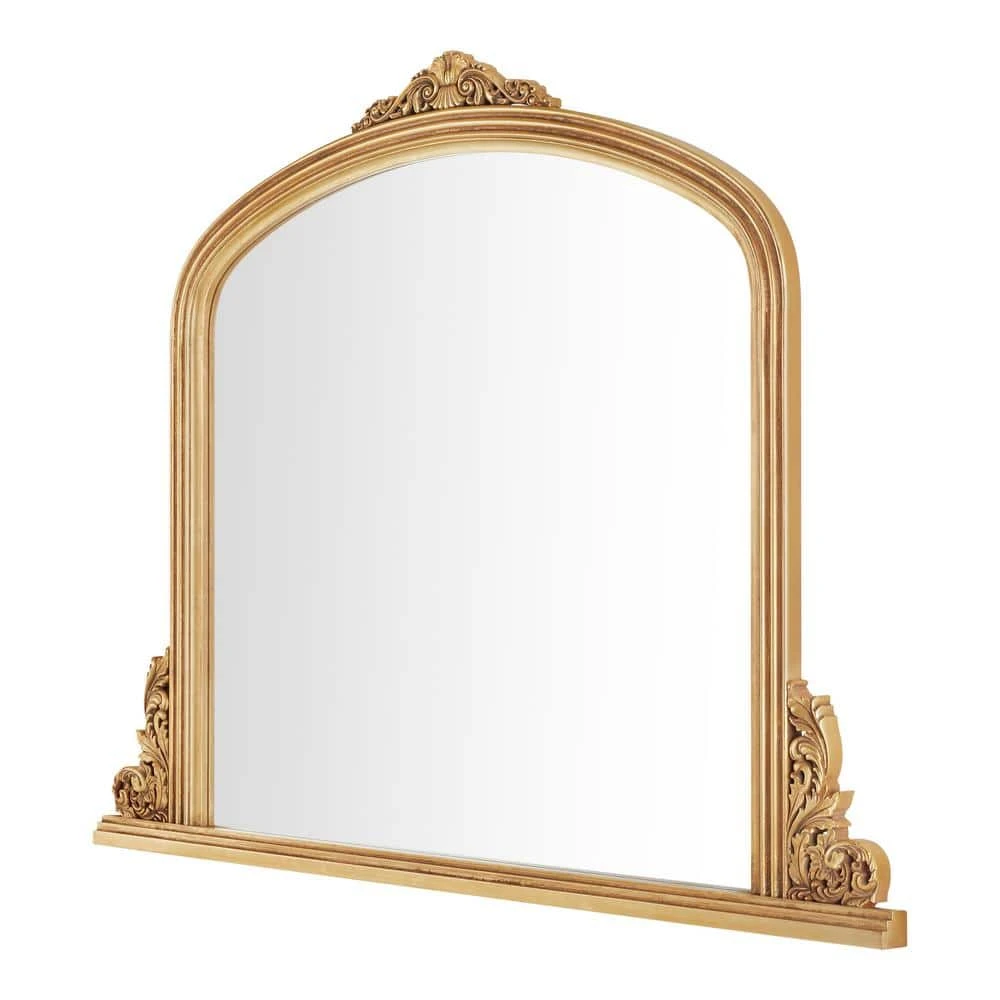 Home Decorators Collection Medium Classic Arched Vintage Style Gold Framed Mirror (44 in. W x 35 in. H) 8 Home Decorators Collection Medium Classic Arched Vintage Style Gold Framed Mirror (44 in. W x 35 in. H) - Image 6