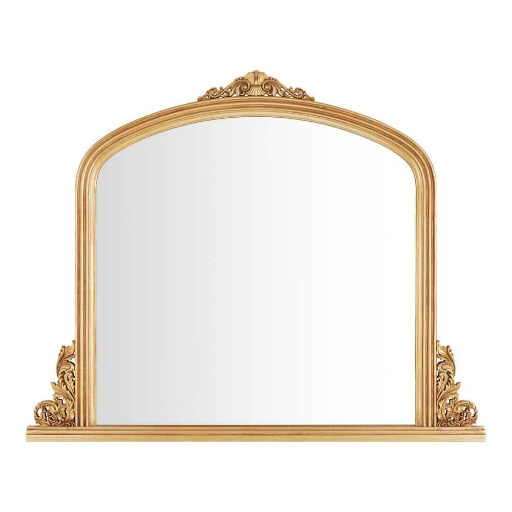Home Decorators Collection Medium Classic Arched Vintage Style Gold Framed Mirror (44 in. W x 35 in. H) 3 Home Decorators Collection Medium Classic Arched Vintage Style Gold Framed Mirror (44 in. W x 35 in. H)