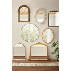 Home Decorators Collection Medium Classic Arched Vintage Style Gold Framed Mirror (44 in. W x 35 in. H) 12 Home Decorators Collection Medium Classic Arched Vintage Style Gold Framed Mirror (44 in. W x 35 in. H) -Flora Home Decorators Soldes home decorators collection wall mirrors h5 mh 957 c3 1000