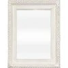 Home Decorators Collection 28.3 in. x 36.3 in. White Wood Frame Rustic Rectangle Vanity Mirror -Flora Home Decorators Soldes home decorators collection wall mirrors lm 29 64 1000