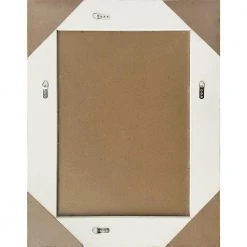 Home Decorators Collection 28.3 in. x 36.3 in. White Wood Frame Rustic Rectangle Vanity Mirror -Flora Home Decorators Soldes home decorators collection wall mirrors lm 29 66 1000