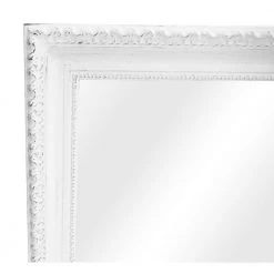 Home Decorators Collection 28.3 in. x 36.3 in. White Wood Frame Rustic Rectangle Vanity Mirror -Flora Home Decorators Soldes home decorators collection wall mirrors lm 29 77 1000