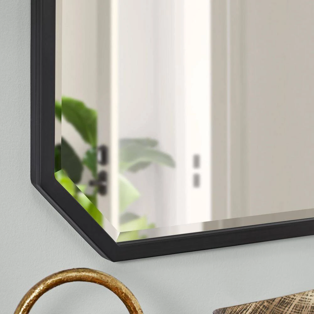 Home Decorators Collection Medium Beveled Black Framed Mirror (24 in. W x 36 in. H) 5 Home Decorators Collection Medium Beveled Black Framed Mirror (24 in. W x 36 in. H) - Image 3