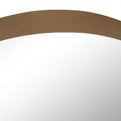 Home Decorators Collection Medium Round Gold Deep-Set Modern Mirror (26 in. Diameter) -Flora Home Decorators Soldes home decorators collection wall mirrors mr20404 hd 1d 1000