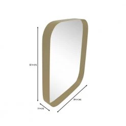 Home Decorators Collection Medium Rectangle Gold Modern Mirror with Deep-Set Frame and Rounded Corners (32 in. H x 24 in. W) 9 Home Decorators Collection Medium Rectangle Gold Modern Mirror with Deep-Set Frame and Rounded Corners (32 in. H x 24 in. W) -Flora Home Decorators Soldes home decorators collection wall mirrors mr30293 hd 40 1000