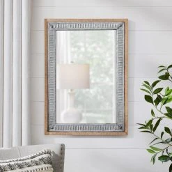 Home Decorators Collection Small Rectangle Galvanized Antiqued Farmhouse Accent Mirror (20 in. H x 28 in. W) 8 Home Decorators Collection Small Rectangle Galvanized Antiqued Farmhouse Accent Mirror (20 in. H x 28 in. W) -Flora Home Decorators Soldes home decorators collection wall mirrors p180221xxb e1 1000