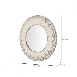 Home Decorators Collection Medium Round Ivory Antiqued Classic Accent Mirror (32 in. Diameter) 13 Home Decorators Collection Medium Round Ivory Antiqued Classic Accent Mirror (32 in. Diameter) -Flora Home Decorators Soldes home decorators collection wall mirrors p180278 1xxa 40 1000