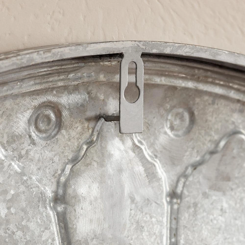 Home Decorators Collection Medium Round Ivory Antiqued Classic Accent Mirror (32 in. Diameter) 6 Home Decorators Collection Medium Round Ivory Antiqued Classic Accent Mirror (32 in. Diameter) - Image 4