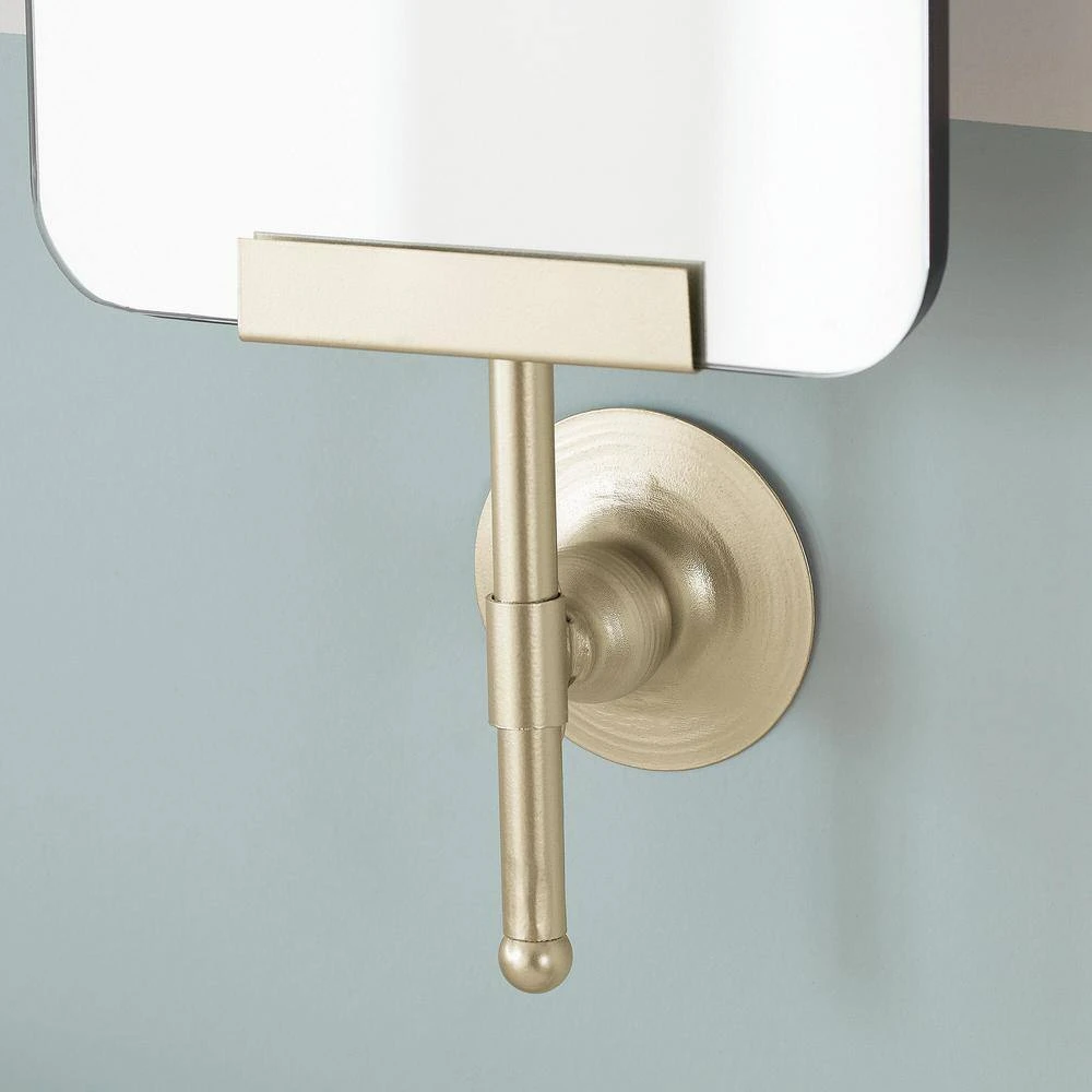 Home Decorators Collection Medium Rectangle Champagne Art Deco Accent Mirror with Mounting Brackets (32 in. H x 8 in. W) 7 Home Decorators Collection Medium Rectangle Champagne Art Deco Accent Mirror with Mounting Brackets (32 in. H x 8 in. W) - Image 5