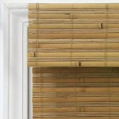 Home Decorators Collection Modern Farmhouse Cut-to-Size Honey Flat-Weave Cordless Light-Filtering Bamboo Shade - 30.5 in. W x 72 in. L -Flora Home Decorators Soldes honey home decorators collection bamboo shades 2258531e 300x72 44 1000