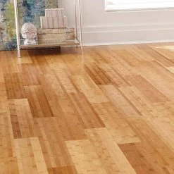 Home Decorators Collection Horizontal Toast 5/8 in. T x 5 in. W x 38.59 in. L Solid Bamboo Flooring(24.12 sq. ft. / case) -Flora Home Decorators Soldes horizontal toast home decorators collection bamboo flooring hl615s 31 1000