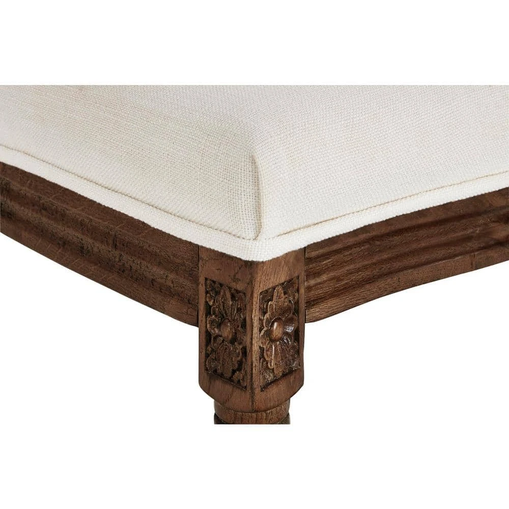 Home Decorators Collection Ellington Haze Wood Upholstered Dining Chair with Rounded Back Ivory Seat (Set of 2) (19 in. W x 38 in. H) 13 Home Decorators Collection Ellington Haze Wood Upholstered Dining Chair with Rounded Back Ivory Seat (Set of 2) (19 in. W x 38 in. H) - Image 11