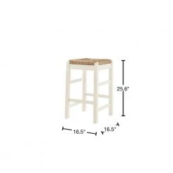 Home Decorators Collection Dorsey Ivory Backless Wood Counter Stool with Woven Rush Seat 14 Home Decorators Collection Dorsey Ivory Backless Wood Counter Stool with Woven Rush Seat -Flora Home Decorators Soldes ivory home decorators collection bar stools st1809126 nivy 40 1000