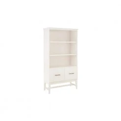 Home Decorators Collection 61.1 in. Ivory Wood 3-shelf Standard Bookcase with Adjustable Shelves -Flora Home Decorators Soldes ivory home decorators collection bookcases bookshelves sk19345cr2 v c3 1000