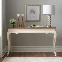 Home Decorators Collection Provence 54 in. Ivory/Ash Brown Standard Rectangle Wood Console Table 15 Home Decorators Collection Provence 54 in. Ivory/Ash Brown Standard Rectangle Wood Console Table -Flora Home Decorators Soldes ivory home decorators collection console tables 9939500510 31 1000
