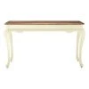Home Decorators Collection Provence 54 in. Ivory/Ash Brown Standard Rectangle Wood Console Table