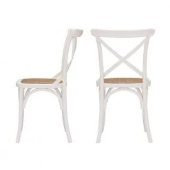 Home Decorators Collection Mavery Ivory Wood Dining Chair with Cross Back and Woven Seat (Set of 2) (19 in. W x 34.6 in. H) 21 Home Decorators Collection Mavery Ivory Wood Dining Chair with Cross Back and Woven Seat (Set of 2) (19 in. W x 34.6 in. H) -Flora Home Decorators Soldes ivory home decorators collection dining chairs pjc118 297001 1f 1000