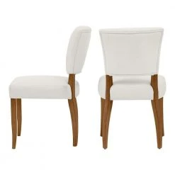 Home Decorators Collection Ivory Upholstered Dining Chairs with Haze Finished Wood Accents (Set of 2) 15 Home Decorators Collection Ivory Upholstered Dining Chairs with Haze Finished Wood Accents (Set of 2) -Flora Home Decorators Soldes ivory home decorators collection dining chairs pjc454 pj222 77 1000
